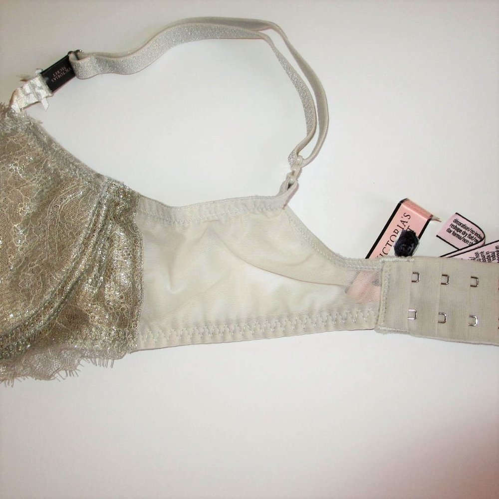 Victoria Secret Unlined Push Up Bra 32DDD 36C - Picture 6 of 7